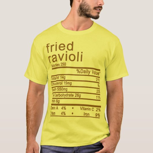 fried ravioli t-shirt (Voorkant)