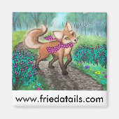 Frieda Staartmagneet Magneet (Voorkant)