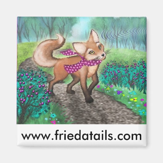 Frieda Staartmagneet Magneet (Voorkant)