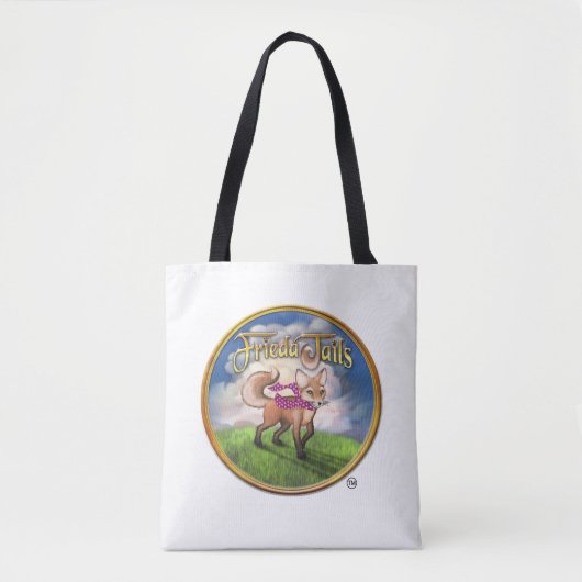 Frieda Tails canvas tas (Voorkant)