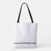 Frieda Tails canvas tas (Achterkant)