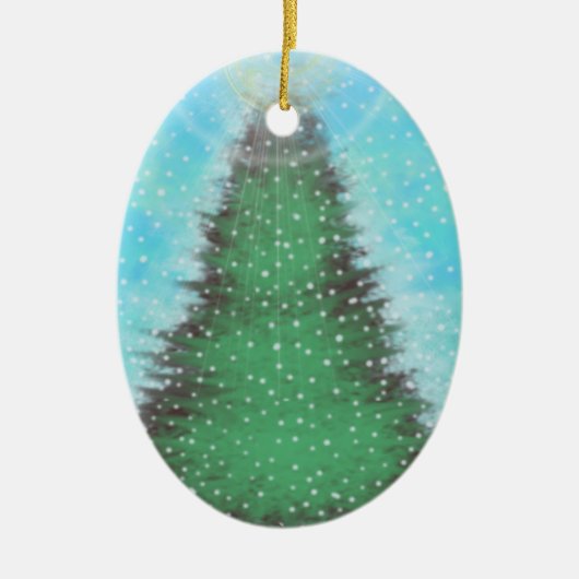 Frieda Tails kerstversiering - de Boom Keramisch Ornament (Voorkant)