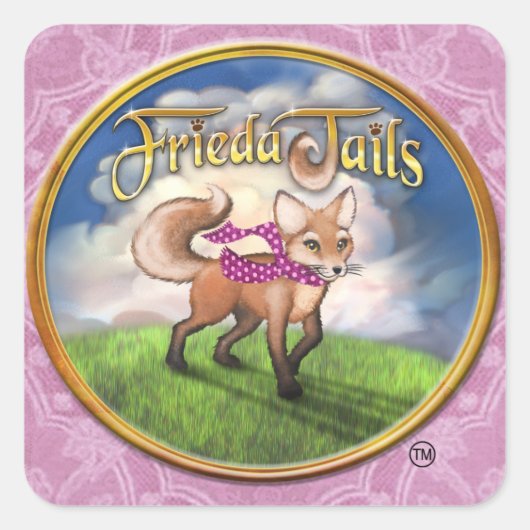 Frieda Tails logo sticker (Voorkant)