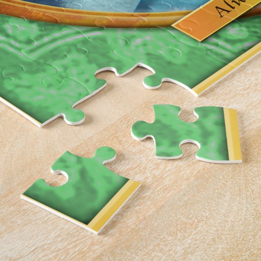 Frieda & The Big Brown Beer puzzel (Zijkant)