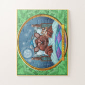 Frieda & The Big Brown Beer puzzel Legpuzzel (Verticaal)