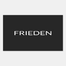 Frieden Black White German peace modern