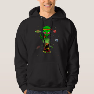 Frieden peace psychedelic hippie Space Alien Germa Hoodie
