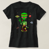 Frieden peace psychedelic hippie Space Alien Germa T-shirt (Design voorkant)