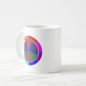 Friedenssymbol peace symbol koffiemok (Voorkant links)