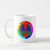 Friedenssymbol peace symbol koffiemok (Links)