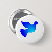 Friedenstaube peace dove ronde button 5,7 cm (Voorkant /achterkant)