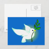 Friedenstaube-vredesduif Briefkaart (Voorkant / Achterkant)