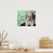Friedrich August Kekule Poster (Keuken)