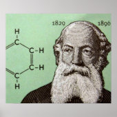 Friedrich August Kekule Poster (Voorkant)