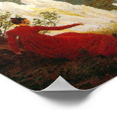 Friedrich - Chalk Cliffs on Ragen Poster (Hoek)