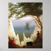 Friedrich - Chalk Cliffs on Ragen Poster (Voorkant)