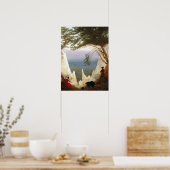 Friedrich - Chalk Cliffs on Ragen Poster (Keuken)