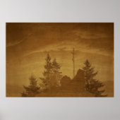 Friedrich - Cross in Mountains 1805 Poster (Voorkant)