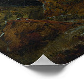 Friedrich - Cross in Mountains Poster (Hoek)