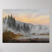 Friedrich - Dagdagcyclus, 's ochtends Poster (Voorkant)