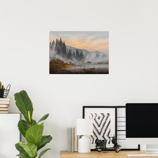 Friedrich - Dagdagcyclus, 's ochtends Poster (Thuiskantoor)