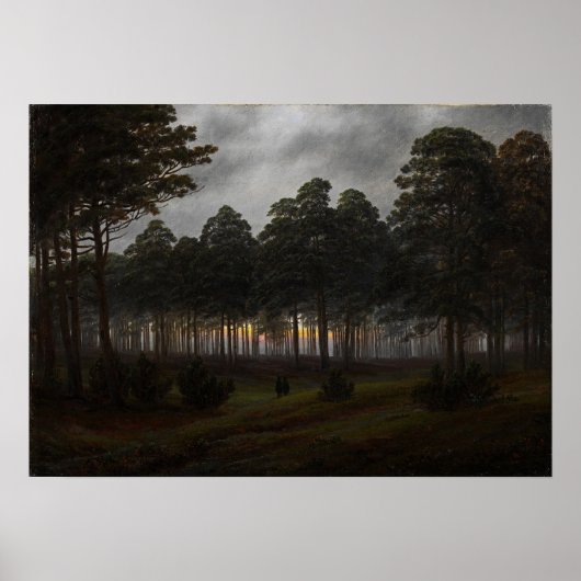Friedrich - Dagelijkse Cyclus, De avond Poster (Voorkant)