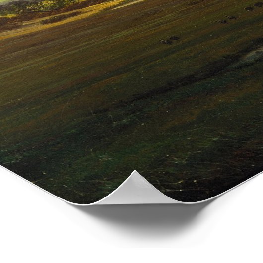 Friedrich - Eenzame boom Poster (Hoek)