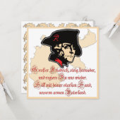 Friedrich II - Großer Friedrich, steig hernieder Kaart (Voorkant / Achterkant in situ)