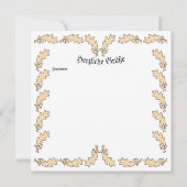 Friedrich II - Großer Friedrich, steig hernieder Kaart (Achterkant)