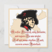 Friedrich II - Großer Friedrich, steig hernieder Kaart (Voorkant)