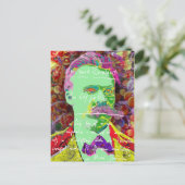 Friedrich Nietzche German Philosopher existential Briefkaart (Staand voorkant)