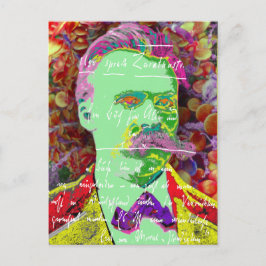 Friedrich Nietzche German Philosopher existential Briefkaart
