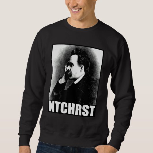 Friedrich Nietzsche Antichrist Ntchrist Grappige M Trui (Voorkant)