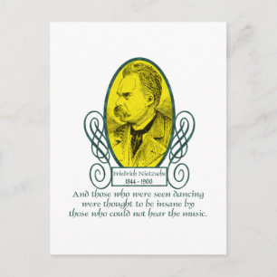 Friedrich Nietzsche Briefkaart