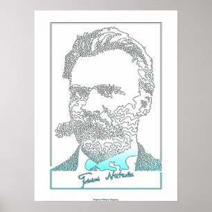 Friedrich Nietzsche. Duitse filosoof [010] Poster