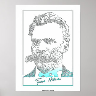 Friedrich Nietzsche. Duitse filosoof [010] Poster