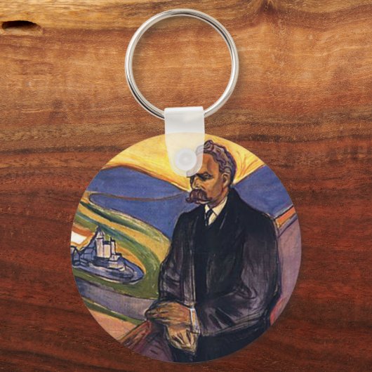 Friedrich Nietzsche Edvard Munch Sleutelhanger (Voorkant)
