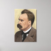 Friedrich Nietzsche Filosofie Fine Art Box Canvas (Voorkant)