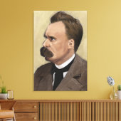 Friedrich Nietzsche Filosofie Fine Art Box Canvas Afdruk (Insitu (Woonkamer))