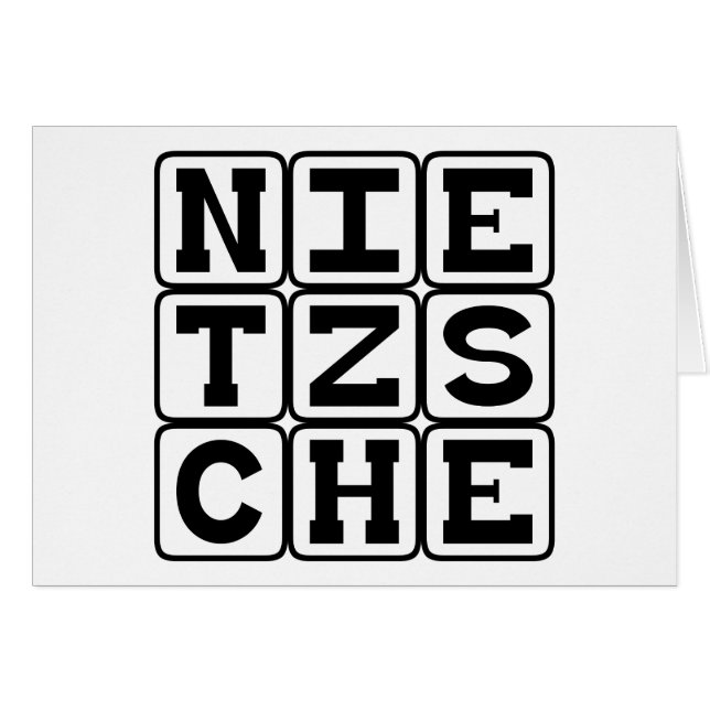 Friedrich Nietzsche, Filosoof (Voorkant Horizontaal)