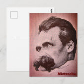 Friedrich Nietzsche (getekend door Hans Olde) Brie Briefkaart (Voorkant / Achterkant)