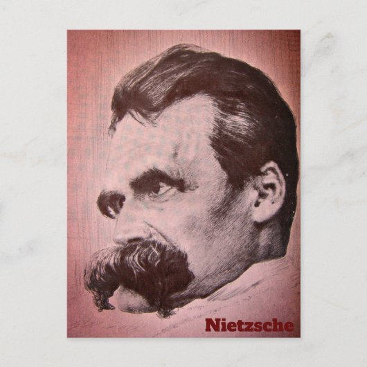 Friedrich Nietzsche (getekend door Hans Olde) Brie Briefkaart (Voorkant)