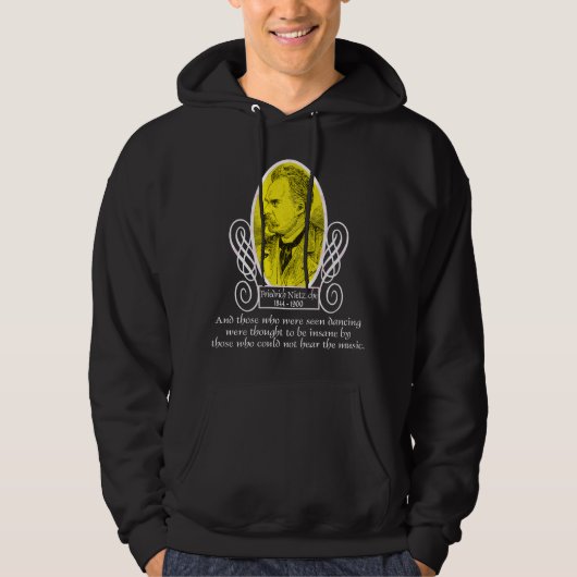 Friedrich Nietzsche Hoodie (Voorkant)