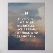 Friedrich Nietzsche Ispirational Quote Poster (Voorkant)