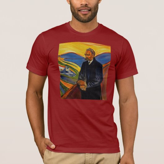 Friedrich Nietzsche Portrait van Edvar Munch TShir T-shirt (Voorkant)