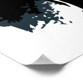 Friedrich Nietzsche portrait vector drawing Poster (Hoek)