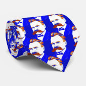 Friedrich Nietzsche Portret - Grafische illustrati Stropdas (Opgerold)
