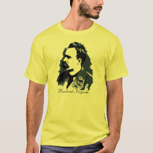 Friedrich Nietzsche portretvectortekening T-shirt