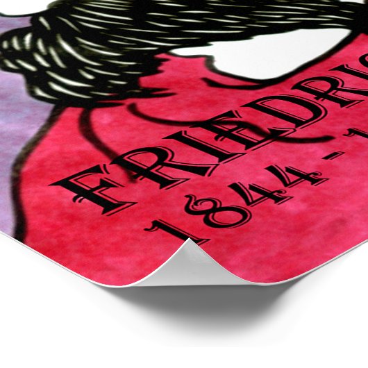 "Friedrich Nietzsche" Poster (Hoek)