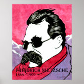 "Friedrich Nietzsche" Poster (Voorkant)